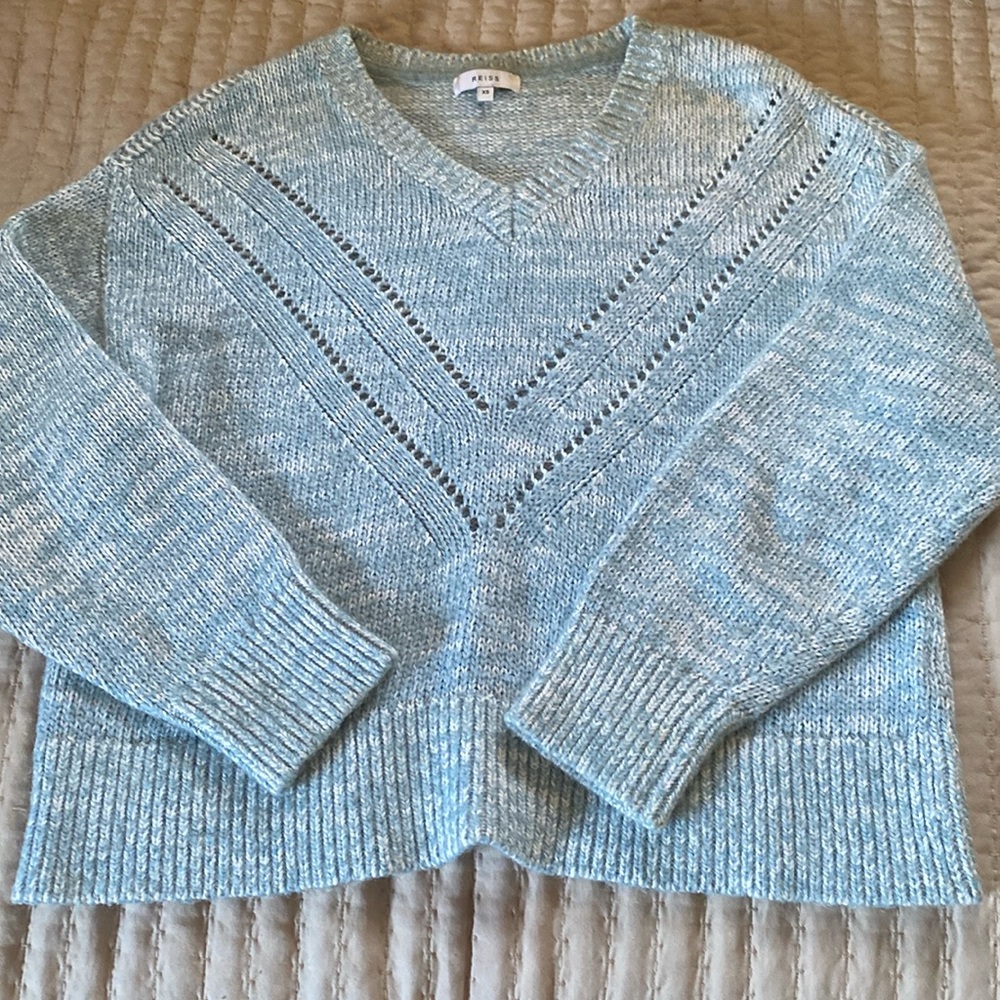 Reiss Blue Heather Sweater